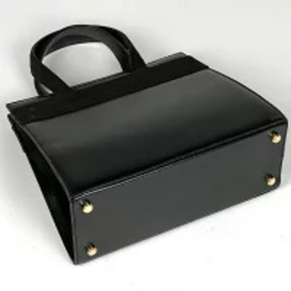 Salvatore Ferragamo Rion Shoulder Vara Black 2way Leather Bag